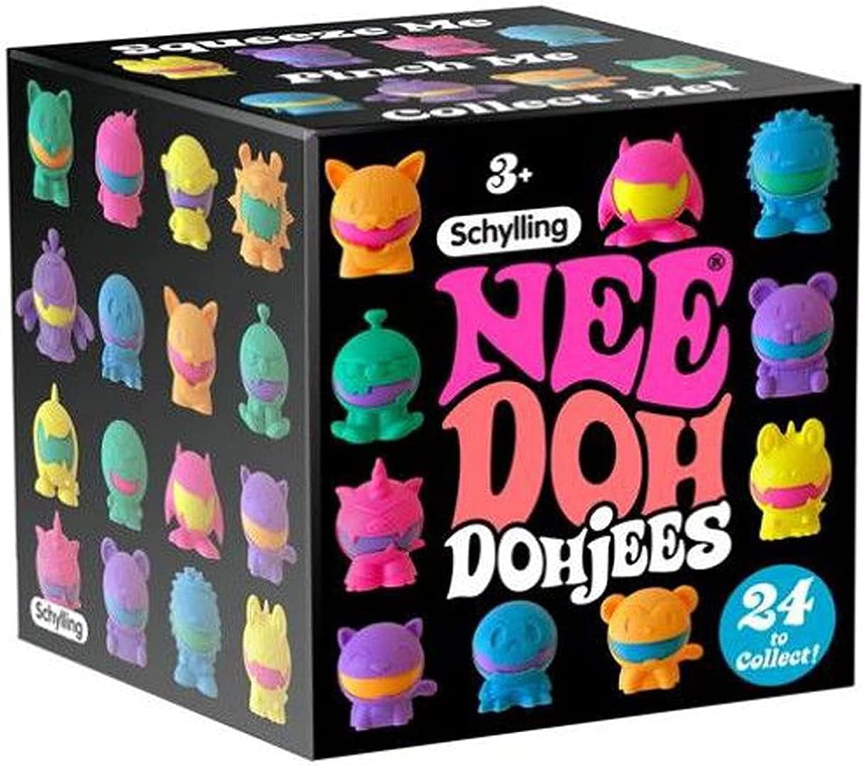 GrandeNero Squeezy, Stretchy-Dohjees Pop -Swap Teenie Nee Doh on The Inside (One Per Order)-Blind Box